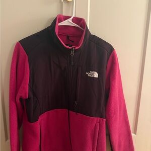 The North Face Women's Fuchsia and Black Ski Jacket